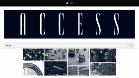 What Accessmagazine.org website looked like in 2017 (6 years ago)