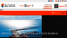 What Alicante-realestate.com website looked like in 2017 (6 years ago)