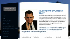 What Advokatoqvist.se website looked like in 2017 (6 years ago)