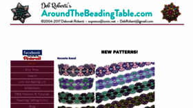 What Aroundthebeadingtable.com website looked like in 2017 (6 years ago)