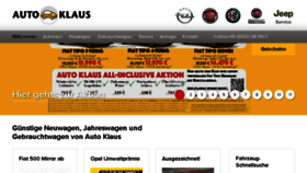What Auto-klaus.de website looked like in 2017 (6 years ago)