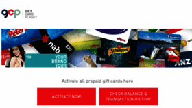 What Activateacard.com.au website looked like in 2017 (6 years ago)