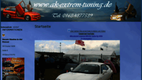 What Ak-extrem-tuning.de website looked like in 2017 (6 years ago)