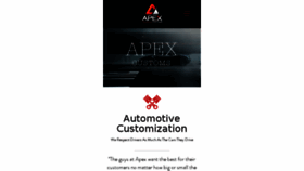 What Apexcustoms.com website looked like in 2017 (6 years ago)