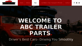 What Abctrailerparts.com website looked like in 2017 (6 years ago)