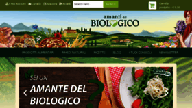 What Amantidelbiologico.it website looked like in 2017 (6 years ago)