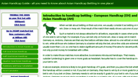 What Asianhandicapguide.com website looked like in 2017 (6 years ago)