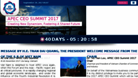 What Apecceosummit2017.com.vn website looked like in 2017 (6 years ago)