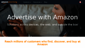 What Advertising.amazon.ca website looked like in 2017 (8 years ago)