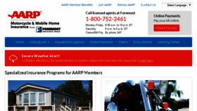 What Aarpforemost.com website looked like in 2017 (6 years ago)