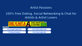 What Artistpassions.com website looked like in 2017 (6 years ago)