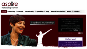 What Aspirewomen.co.uk website looked like in 2017 (6 years ago)