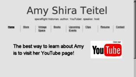 What Amyshirateitel.com website looked like in 2017 (6 years ago)