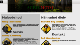 What Agro-moto.sk website looked like in 2017 (6 years ago)