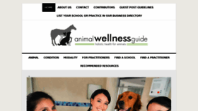 What Animalwellnessguide.com website looked like in 2017 (6 years ago)