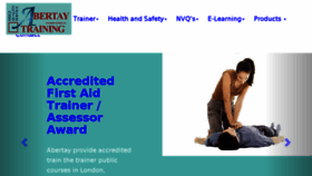 What Abertaytraining.co.uk website looked like in 2017 (6 years ago)