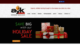 What Ayksolutions.com website looked like in 2017 (6 years ago)