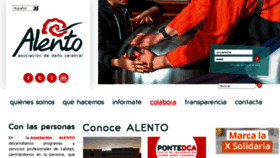 What Alento.org website looked like in 2017 (6 years ago)