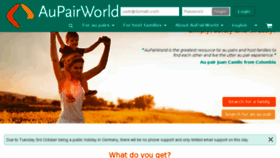 What Aupair-world.it website looked like in 2017 (6 years ago)