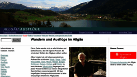 What Allgaeu-ausfluege.de website looked like in 2017 (6 years ago)