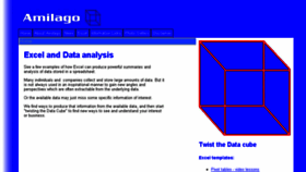 What Amilago.com website looked like in 2017 (6 years ago)