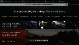 What Aussiepigs.com.au website looked like in 2017 (6 years ago)