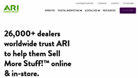 What Arimarine.com website looked like in 2017 (6 years ago)
