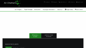 What Airchathams.co.nz website looked like in 2017 (7 years ago)