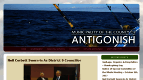 What Antigonishcounty.ns.ca website looked like in 2017 (6 years ago)