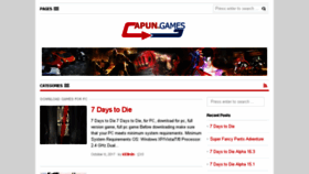 What Apunkagames.net website looked like in 2017 (6 years ago)
