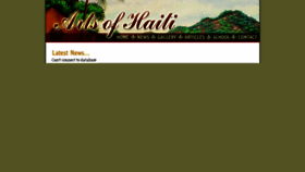 What Artshaiti.com website looked like in 2017 (6 years ago)