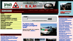 What Autoreviu.lt website looked like in 2017 (6 years ago)