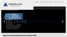 What Augenallianz.de website looked like in 2017 (6 years ago)