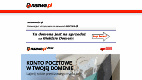 What Autonews24.pl website looked like in 2017 (6 years ago)