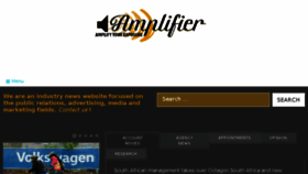 What Amplifier.org.za website looked like in 2017 (6 years ago)