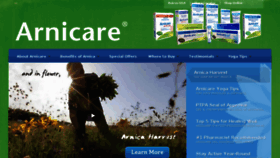 What Arnicare.com website looked like in 2017 (6 years ago)