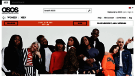 What Asos.com website looked like in 2017 (6 years ago)