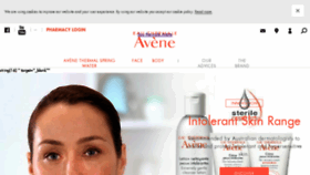 What Avene.com.au website looked like in 2017 (6 years ago)