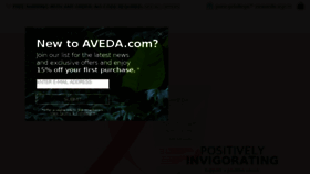 What Aveda.com website looked like in 2017 (6 years ago)