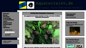 What Aquaterralev.de website looked like in 2017 (6 years ago)