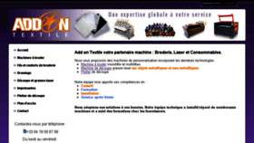 What Addontextile.com website looked like in 2017 (6 years ago)