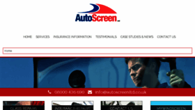 What Autoscreenltd.co.uk website looked like in 2017 (6 years ago)