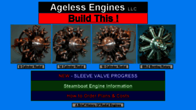 What Agelessengines.com website looked like in 2017 (6 years ago)