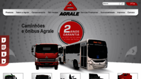 What Agrale.com.br website looked like in 2017 (6 years ago)