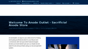 What Anodeoutlet.co.uk website looked like in 2017 (6 years ago)