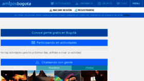What Amigosbogota.com website looked like in 2017 (6 years ago)