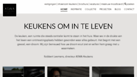 What Aswakeukens.nl website looked like in 2017 (7 years ago)