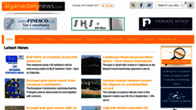 What Algarvedailynews.com website looked like in 2017 (6 years ago)