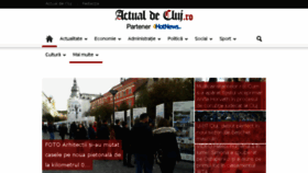 What Actualdecluj.ro website looked like in 2017 (6 years ago)