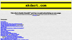 What Akdart.com website looked like in 2017 (6 years ago)